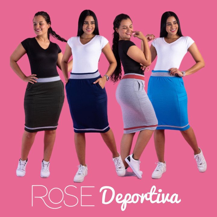 Falda Deportiva Franja Tela Burda