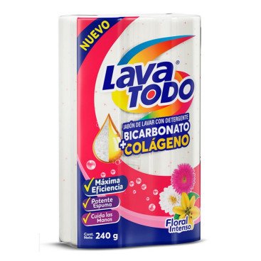 Jabón lava todo floral intenso 230g