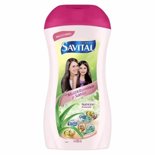 Shampoo Savital Multivitaminas y Sábila 