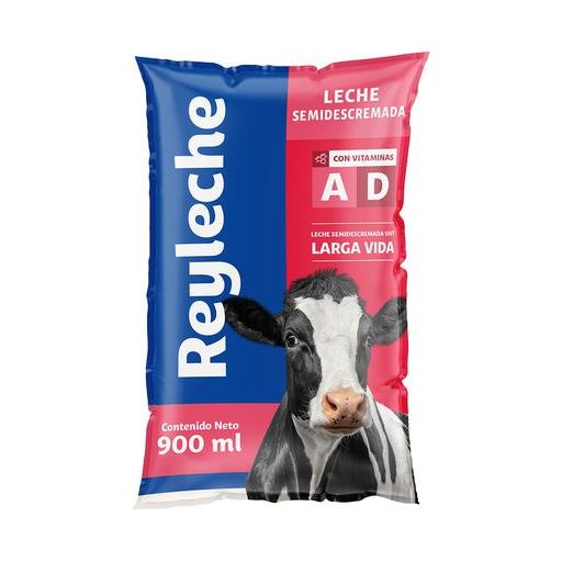 Leche Semidescremada Larga Vida Funda Reyleche 900 Ml