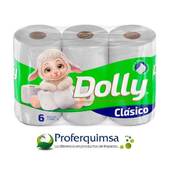 Papel Dolly Clásico 6 Rollos 