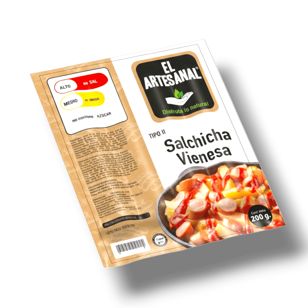 Salchicha Vienesa Tipo II EL ARTESANAL 200 G