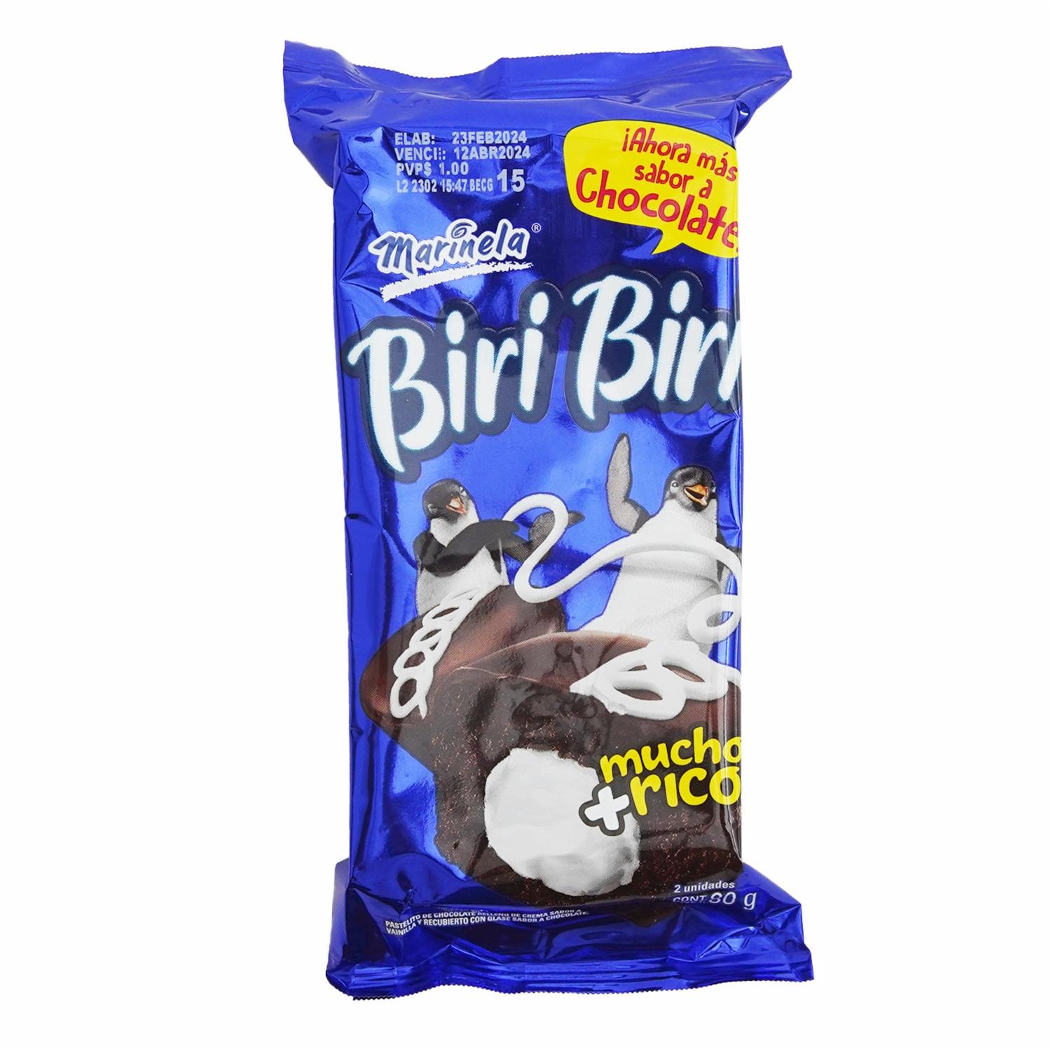 BIRI BIRI  CHOCOLATE  DE 80 G