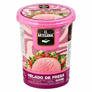 Helado de fresa El Artesanal 900ml