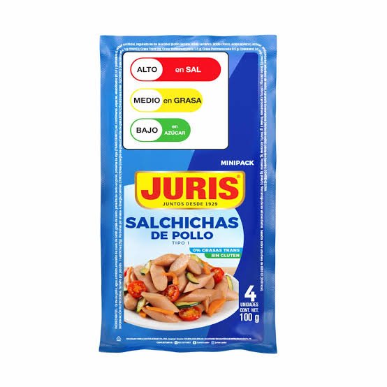 Salchichas de Pollo Juris 100g