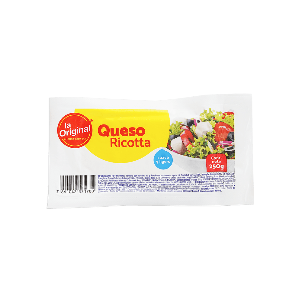 Queso Ricotta 250g