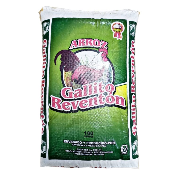 ARROZ GALLO DE 100 LIBRAS