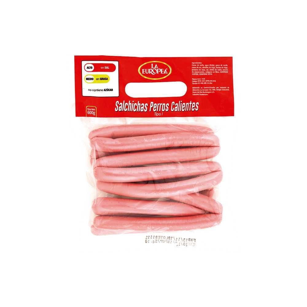 Salchicha la europea 600 g