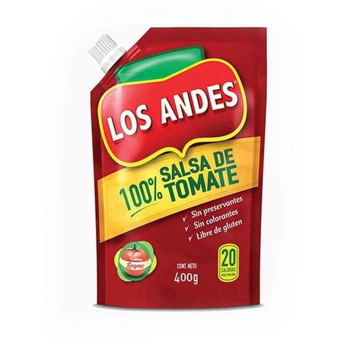 Salsa de tomate los andes 400g