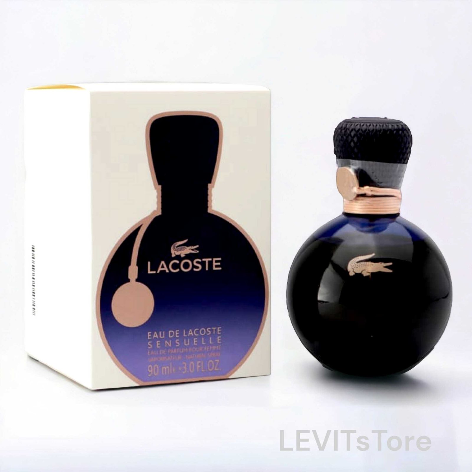 lacoste / perfume sensuelle edp 90ml para mujer