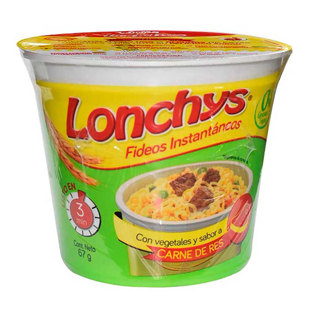 LONCHYS CARNE DE RES 67G