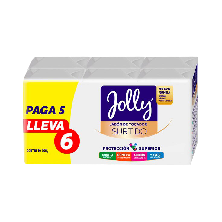 Jabón de Tocador Surtido Jolly 600 G