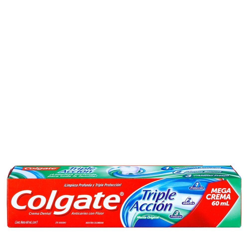COLGATE TRIPLE ACCION DE 60ML