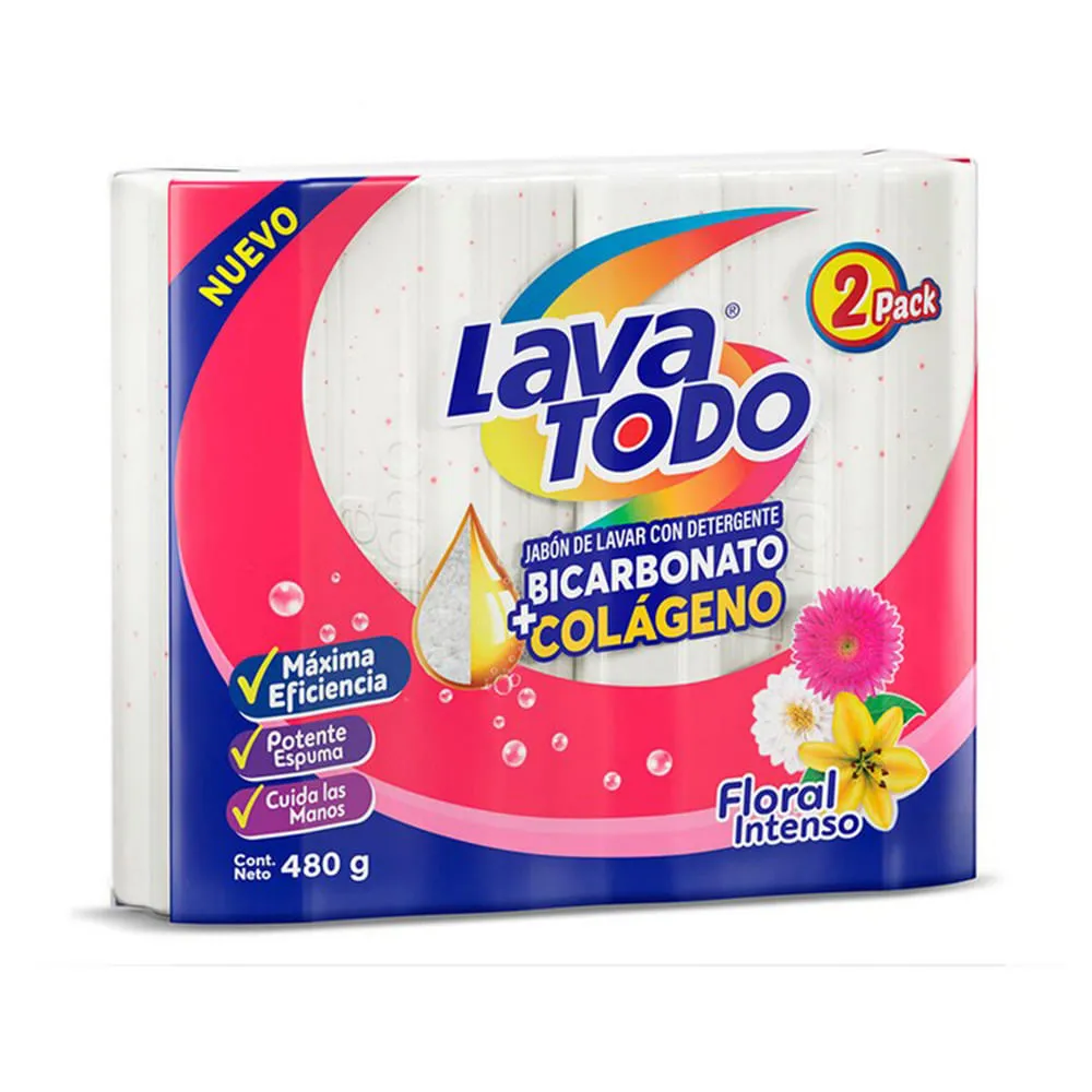 Lava todo Floral intenso 450g (Pack 2)
