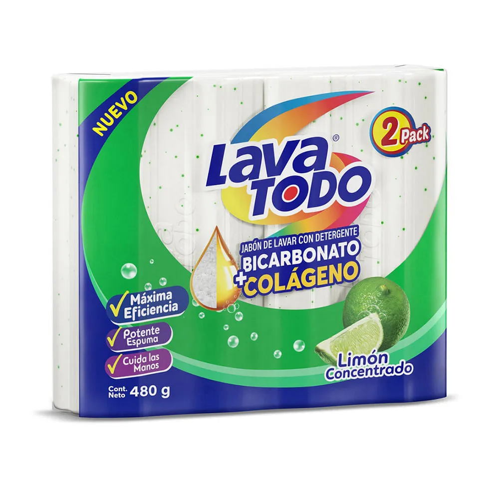Lava todo Limón Concentrado 450g (Pack 2)